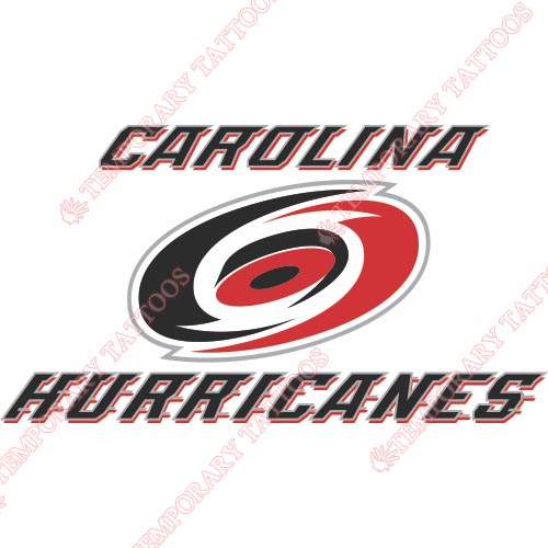 Carolina Hurricanes Customize Temporary Tattoos Stickers NO.107